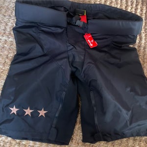 NEW Pro Stock Washington Capitals Reverse Retro CCM PPPTKC Girdle/Pant Shell XL Black