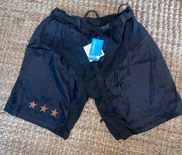 NEW Pro Stock Washington Capitals Reverse Retro Bauer Nexus Girdle/Pant Shell XL Black