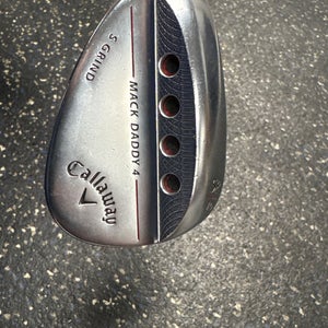 Men's Callaway Mack Daddy 4 Left Hand Wedge Wedge Flex 58 Degree Steel Shaft (Used)