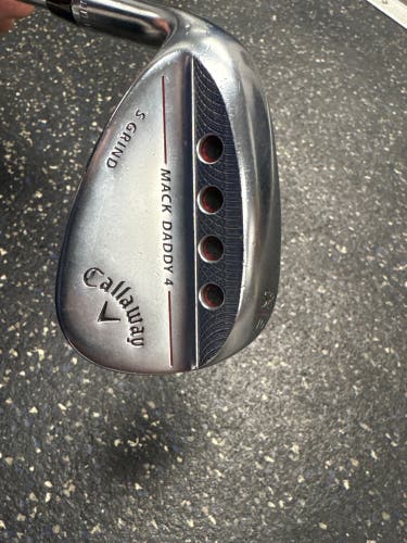 Men's Callaway Mack Daddy 4 Left Hand Wedge Wedge Flex 58 Degree Steel Shaft (Used)