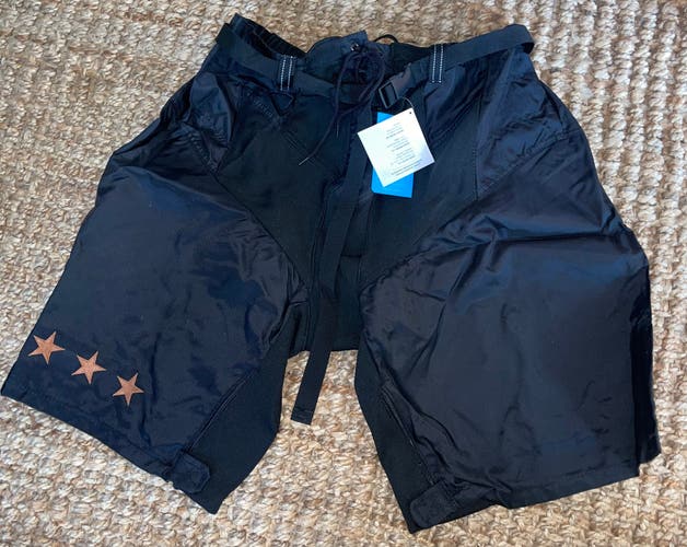 NEW Pro Stock Washington Capitals Reverse Retro Bauer Nexus Girdle/Pant Shell XL +1 Black