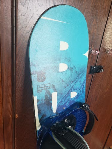 142cm BURTON SNOWBOARD Progression W/BURTON Bindings ADULT S/M *USED* CLEANED