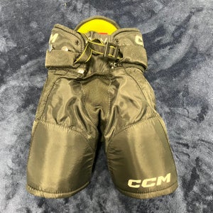 Black Youth Medium CCM Tacks AS-V Pro Hockey Pants (Used)
