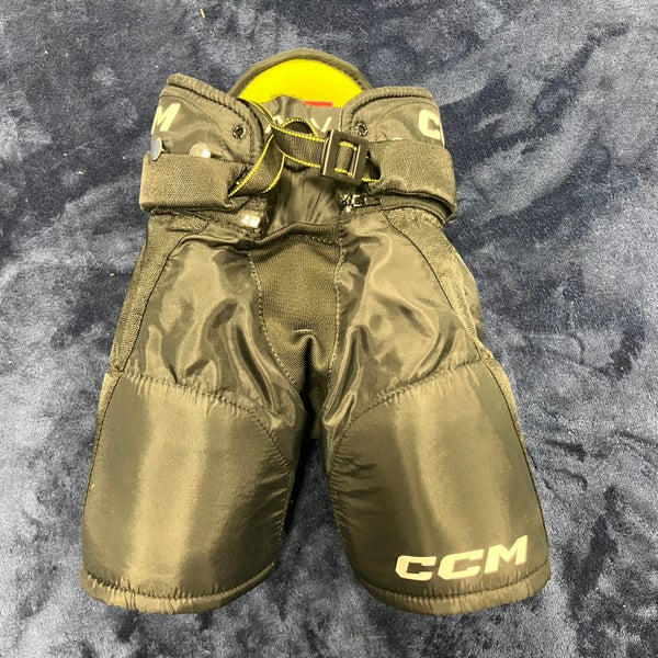 Black Youth Medium CCM Tacks AS-V Pro Hockey Pants (Used)