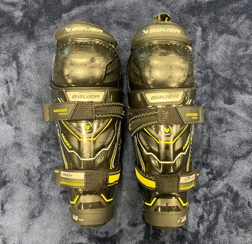 Youth Bauer Supreme Mach Shin Pads 9" (Used)