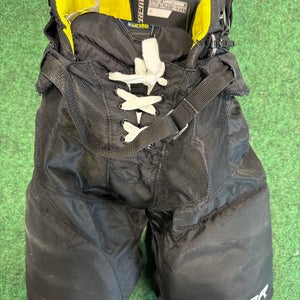 Black Bauer Supreme Ultrasonic Hockey Pants (Used) | Youth Large