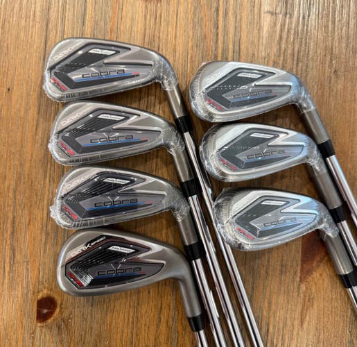 Men's Cobra DarkSpeed Right Handed Iron Set Regular Flex Steel Shaft