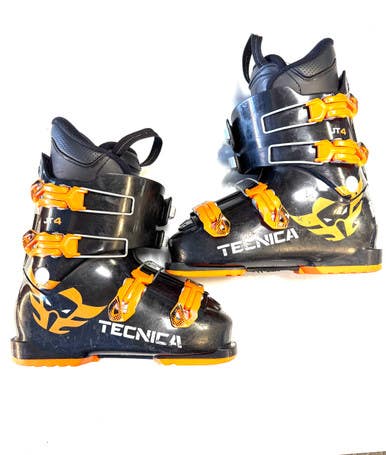 Used Tecnica JT4 Boys DH Ski Boot Black 245 MP - M06.5 - W07.5 11860-S000298509