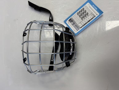 Used Bauer Hockey Wire Mask Grey SM 11860-S000298501