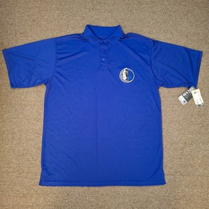 Majestic NBA Dallas Mavericks Logo Polo Golf Shirt Sz XLT XL-TALL NWT