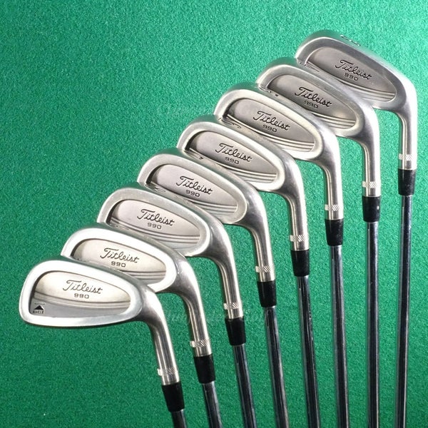 Titleist DCI 990 3-PW Iron Set True Temper Dynamic Gold R300 Steel Regular