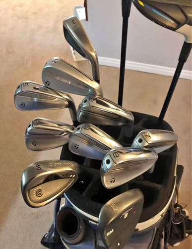 Men's TaylorMade P-790 Right Handed Iron Set Regular Flex Steel Shaft