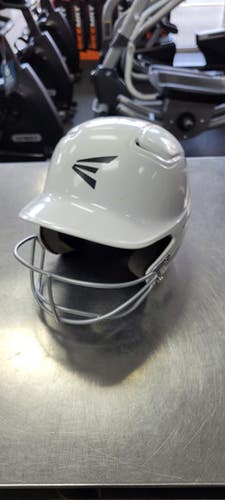 Used Easton HELMET W MASK Batting Helmet w/Mask White One Size 11497-S000152405
