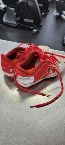 Used Under Armour 3.5 BB/SB Cleats White Junior 03.5 11497-S000152387