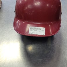 Used Schutt MAROON Batting Helmet No Mask Maroon One Size 11497-S000152382