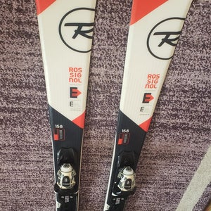 158cm Rossignol Experience Adult Wider Skis w/Look Xpress 10 Bindings *PRE-OWNED* CLEANED