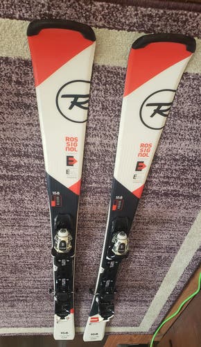 158cm Rossignol Experience Adult Wider Skis w/Look Xpress 10 Bindings *PRE-OWNED* CLEANED