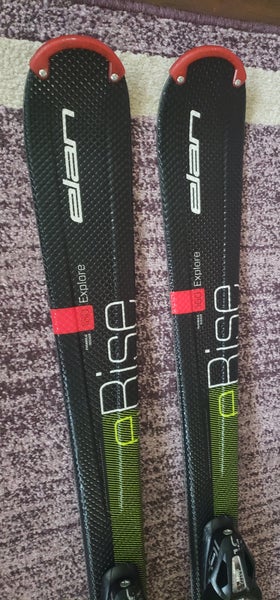 160cm Adult SKIS Elan ExPLORE e-RISE w/ELAN ESP10 BINDINGS *USED* GOOD CONDITION