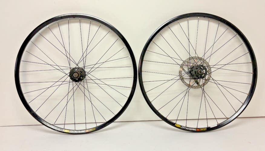 Mavic XC 717 Disc Black Aluminum 26" Wheelset Deore XT/LaserDisc Lite Hubs