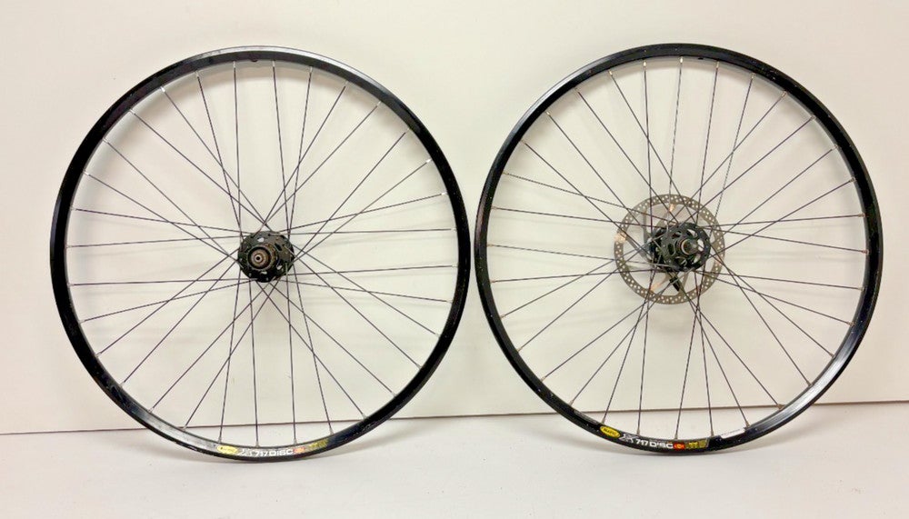 Mavic XC 717 Disc Black Aluminum 26" Wheelset Deore XT/LaserDisc Lite Hubs