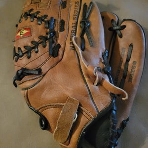 Easton NAT60 12.5" USA Made Tanned Leather Baseball Glove RIGHT Hand Throw Mitt