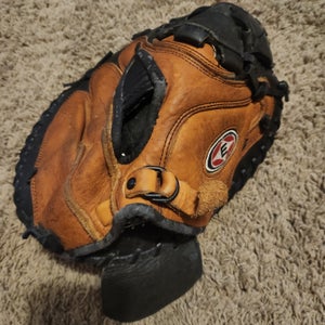 Easton RH Catcher's Natural Baseball Glove 33" USA steer hide. Game Ready