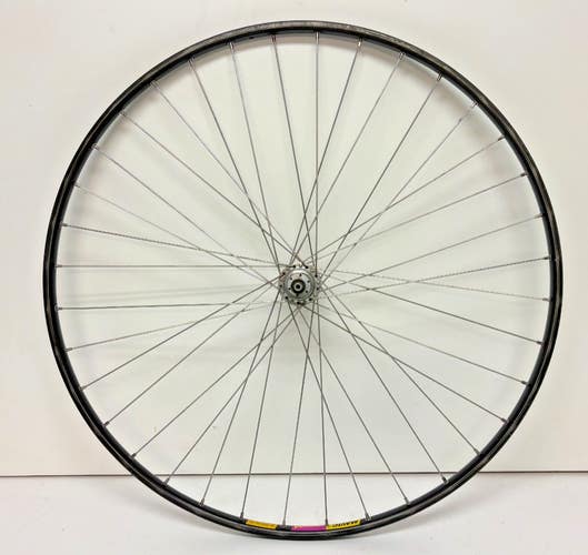 Vintage Mavic GL 330 36-Spoke Gray Aluminum Tubular 700C Rear Wheel CLEAN