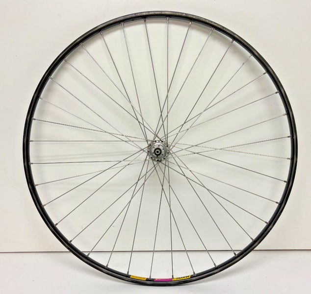 Vintage Mavic GL 330 36-Spoke Gray Aluminum Tubular 700C Rear Wheel CLEAN