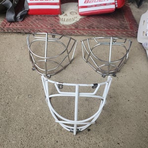 Various Cat Eye Cages and Masked Marvel helmet (Used)