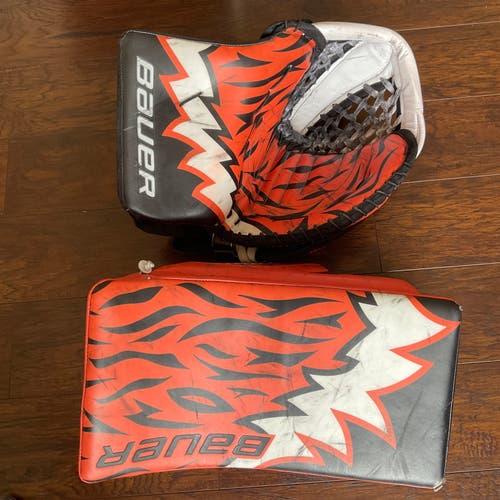 Bauer Digiprint Custom Goalie Glove & Blocker set - vapour 90