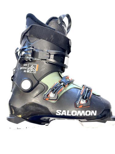 Used Salomon QST ACCESS 80 Mens DH Ski Boot Black 275 MP - M09.5 - W10.5 11860-S000291609