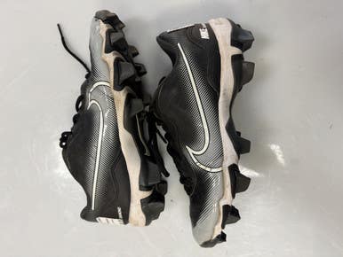 Used Nike DIAMOND BB/SB Cleats Black Junior 06 11860-C000298219