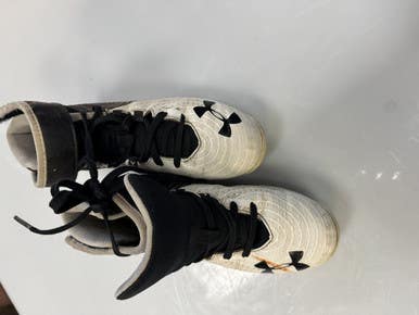 Used Under Armour BRYCE HARPER BB/SB Cleats White Junior 03 11860-S000298242
