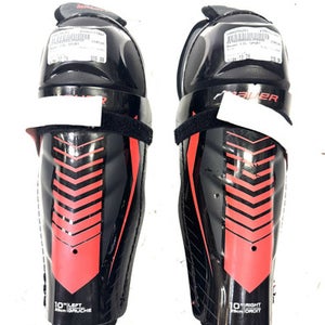 Used Bauer LIL SPORT Junior Shin Guards Black 10" 11860-S000298261