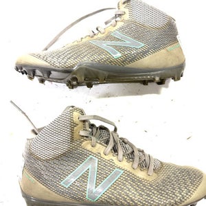 Used New Balance LAX Cleats Mens Grey Senior 8 11860-S000298412