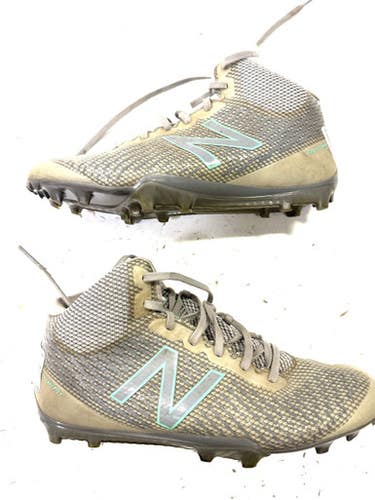 Used New Balance LAX Cleats Mens Grey Senior 8 11860-S000298412