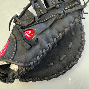 Used Rawlings RENEGADE BB/SB First Base RH Throw Black 12 1/2" 11860-S000298424