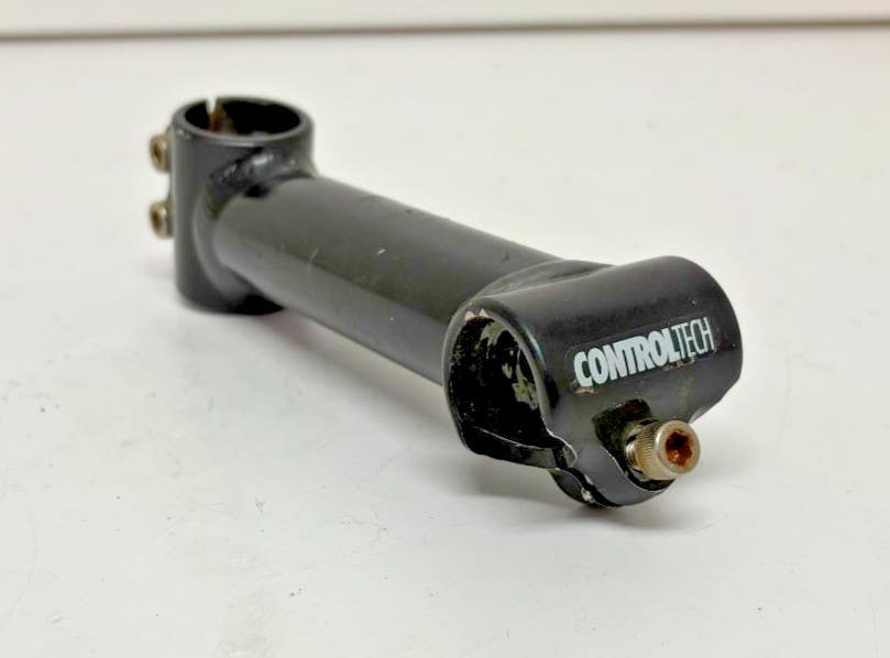 Vintage 1990s Control Tech USA 130mm Black Aluminum Mtn Bike Stem