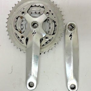Vintage Specialized 175mm 44/32/22 Forged Aluminum Mtn Bike Triple Crankset