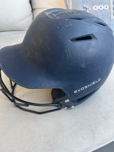 Navy blue Small / Medium EvoShield Batting Helmet (Used)