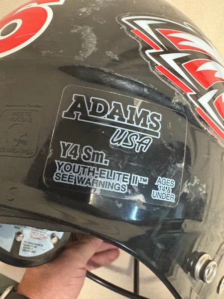 Small Youth Adams Youth Elite II Helmet (Used) | SidelineSwap | Buy and  Sell on SidelineSwap