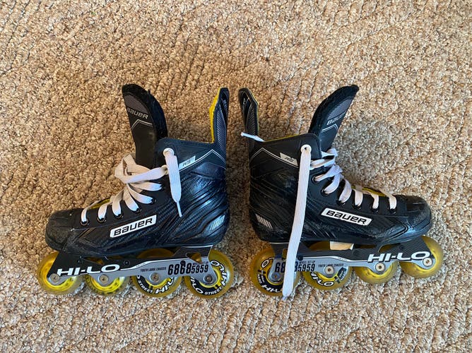 Bauer RS Inline Skates Regular Width Junior Size 2 (Used)