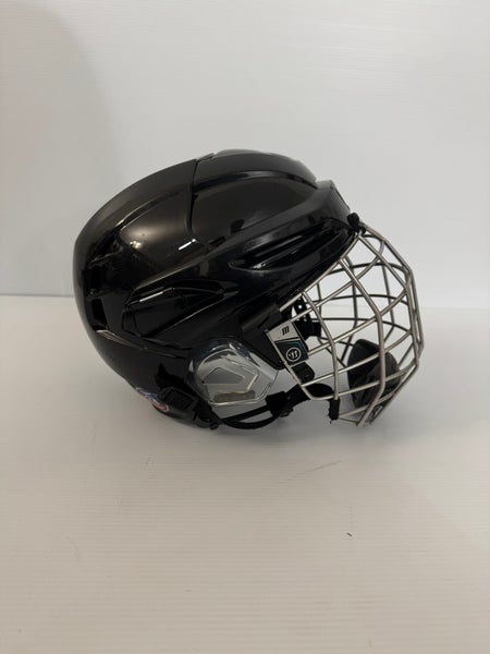 Like New Medium Black Warrior Covert PX+ Helmet With Cage
