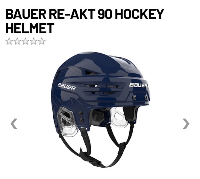 Navy Medium Bauer Re-Akt 95 Helmet (New)