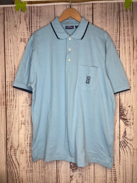 Men's Baby Blue PGA Tour Polo