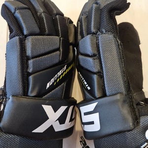 STX Stallion 200 Lacrosse Gloves Medium, Black  (Like New)