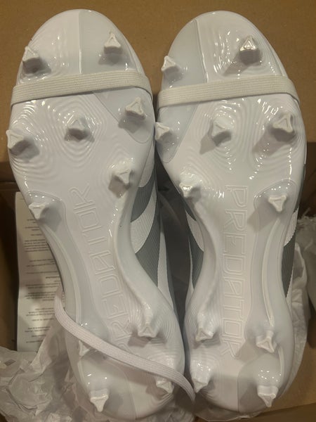 White Unisex Size M 7.5 (W 8.5) Adidas Predator Elite FG Molded Cleats Cleats (New)