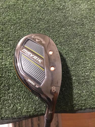 Callaway Ladies Mavrik Max-W 36* 8 Hybrid UST Mamiya Helium 50L I Graphite Shaft