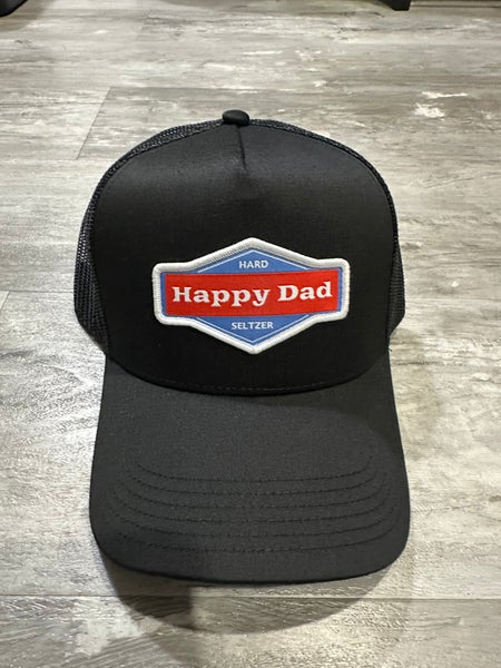 HAPPY DAD SELTZER Black Trucker/Snapback Hat (New)