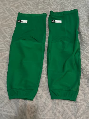 NHL Pro Stock Adidas Hockey Practice Socks Adult XL 31” Green New